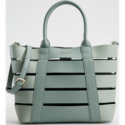 Torebka city bag z kosmetyczką - Turkusowy. Niebieskie kosmetyczki damskie Mohito, bez wzorów. Za 139,99 zł.