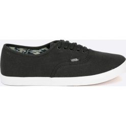 Vans - Tenisówki. Czarne tenisówki damskie marki Vans, z materiału, na sznurówki. W wyprzedaży za 199,90 zł.