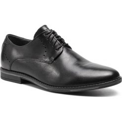 Półbuty LASOCKI FOR MEN - MB-LEYTON-06 Czarny. Czarne buty wizytowe męskie Lasocki For Men, ze skóry, bez zapięcia. Za 189,99 zł.