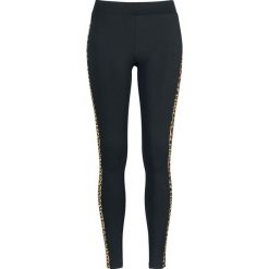 Urban Classics Ladies Side Striped Leopard Leggings Legginsy czarny/cętki (lampart). Czarne spodnie damskie marki Urban Classics, xl, bez wzorów. Za 94,90 zł.
