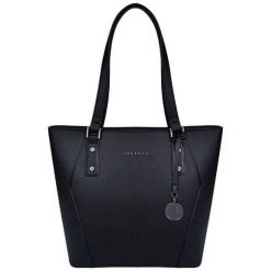 JustBag Torebka damska 2551 Black. Czarne torebki klasyczne damskie Justbag, bez wzorów, bez dodatków. W wyprzedaży za 174,00 zł.
