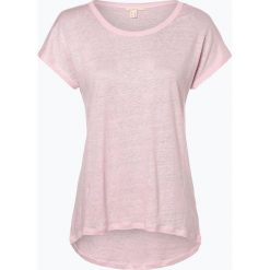 Esprit Casual - Damska bluzka lniana, różowy. Różowe bluzki damskie Esprit Casual, xs, bez wzorów, casualowe, bez kołnierzyka, bez rękawów. Za 129,95 zł.