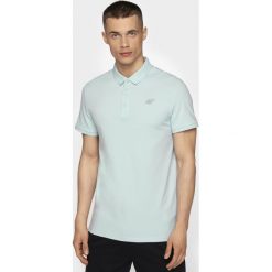Koszulka polo męska TSM308 - jasny niebieski. Niebieskie koszulki męskie xl, z bawełny. Za 79,99 zł.