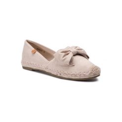 JENNY FAIRY WS900-01. Różowe espadryle damskie Jenny Fairy, bez wzorów, z materiału, bez obcasa. Za 69,99 zł.