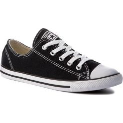 Trampki CONVERSE - Ct As Dainty Ox 530054C Black. Czarne półbuty damskie Converse, bez wzorów, z gumy, sportowe, bez zapięcia. W wyprzedaży za 249,00 zł.
