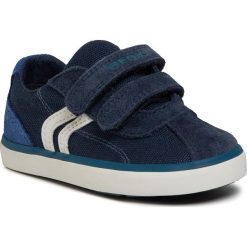 Sneakersy GEOX - B Kilwi B. G B82A7G 01022 C4226 M Navy/Royal. Niebieskie trampki chłopięce Geox, bez wzorów, ze skóry, na rzepy. W wyprzedaży za 179,00 zł.
