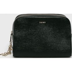 Dkny - Kosmetyczka. Czarne kosmetyczki damskie DKNY, bez wzorów, z poliesteru. Za 269,90 zł.