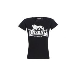 T-shirty z krótkim rękawem Lonsdale HEATHER. Czarne t-shirty damskie marki Lonsdale, s, bez wzorów, bez kołnierzyka. Za 69,00 zł.