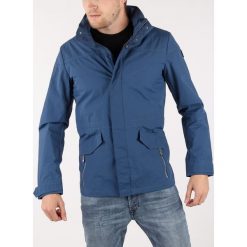 Trussardi Jeans Kurtka Niebieski. Niebieskie płaszcze męskie Trussardi Jeans, na wiosnę, xl, bez wzorów, z jeansu. Za 1257,95 zł.