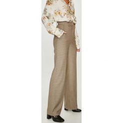 Answear - Spodnie Heritage. Spodnie damskie ANSWEAR, s, z haftami, z elastanu, eleganckie. W wyprzedaży za 129,90 zł.