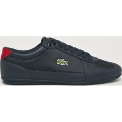 Lacoste - Buty Evara Sport. Niebieskie buty sportowe męskie marki Lacoste, ze skóry, na sznurówki. Za 429,90 zł.