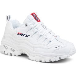 Sneakersy SKECHERS - Timeless Vision 51829/WML White/Millennium. Białe sneakersy męskie Skechers, bez zapięcia. W wyprzedaży za 219,00 zł.