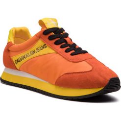 Sneakersy CALVIN KLEIN JEANS - Jerrold S0615 Multi Orange. Pomarańczowe sneakersy męskie marki Calvin Klein Jeans, na co dzień, bez wzorów, z jeansu, klasyczne, bez zapięcia. Za 569,00 zł.