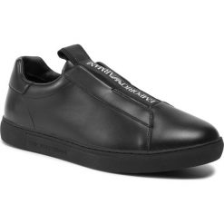 Sneakersy EMPORIO ARMANI - X4X280 XM045 B133 Black/Blk/Blk/White. Czarne sneakersy męskie Emporio Armani, bez zapięcia. Za 749,00 zł.
