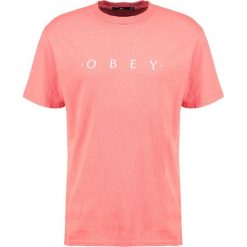 T-shirty męskie z nadrukiem: Obey Clothing NOVEL Tshirt z nadrukiem dusty coral