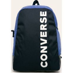 Converse - Plecak. Niebieskie plecaki męskie Converse, z nadrukiem, z poliesteru. W wyprzedaży za 99,90 zł.