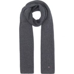 Tommy Hilfiger Szalik Szary. Szare szaliki męskie TOMMY HILFIGER, bez wzorów, z bawełny. Za 290,95 zł.