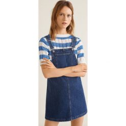Mango - Sukienka Gala. Zielone sukienki damskie marki Mango, na co dzień, s, bez wzorów, z bawełny, casualowe, bez kołnierzyka, bez rękawów, mini, proste. Za 139,90 zł.