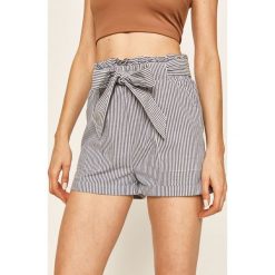Only - Szorty. Niebieskie szorty damskie ONLY, s, bez wzorów, z elastanu, casualowe, z podwyższonym stanem. W wyprzedaży za 79,90 zł.