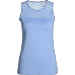 Topy sportowe damskie: Röhnisch MIKO SINGLET Top blue shell
