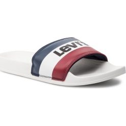 Klapki LEVI'S - 228999-794-50 Brilliant White. Białe klapki męskie Levi's®, bez wzorów, ze skóry ekologicznej. Za 109,00 zł.