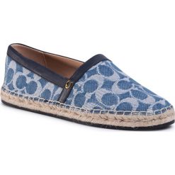Espadryle COACH - Casey Sig Denim Espa G4994 11002151 Denim. Niebieskie espadryle damskie Coach, bez wzorów, ze skóry ekologicznej, bez obcasa, na płaskiej podeszwie. W wyprzedaży za 349,00 zł.