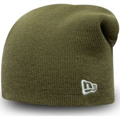 New Era - Czapka. Żółte czapki damskie New Era, bez wzorów, z dzianiny. Za 99,90 zł.