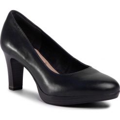 Półbuty TAMARIS - 1-22410-25 Black 001/1. Czarne półbuty damskie Tamaris, bez wzorów, ze skóry ekologicznej, eleganckie, bez obcasa, na obcasie, bez zapięcia. Za 199,00 zł.