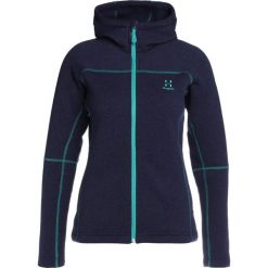 Haglöfs SWOOK Kurtka z polaru deep blue/crystal lake. Niebieskie kurtki sportowe damskie marki Haglöfs, l, z poliesteru. Za 629,00 zł.