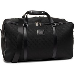 Torba GUESS - Dan Logo (JACQUARD) Travel TMDNLJ P0235 BLA. Czarne torby męskie skórzane Guess, z aplikacjami, z materiału. Za 739,00 zł.