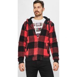 Brave Soul - Kurtka. Czerwone płaszcze męskie Brave Soul, xl, bez wzorów, z poliesteru, krótkie, z kapturem. W wyprzedaży za 79,90 zł.
