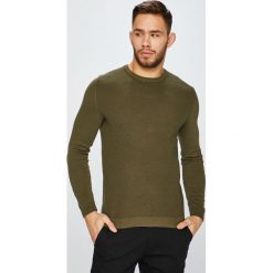 Only & Sons - Sweter. Zielone swetry męskie marki Only & Sons, xl, bez wzorów, z bawełny, z okrągłym kołnierzem, bez kaptura. W wyprzedaży za 69,90 zł.