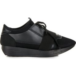 WSUWANE BUTY SPORTOWE Merg czarne. Czarne buty sportowe damskie marki Merg, sportowe. Za 99,00 zł.