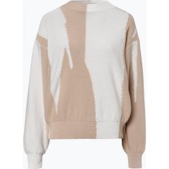 BOSS - Sweter damski – Fova, beżowy. Brązowe swetry damskie marki Boss, l, bez wzorów, z dzianiny, bez rękawów, bez kaptura. Za 749,95 zł.