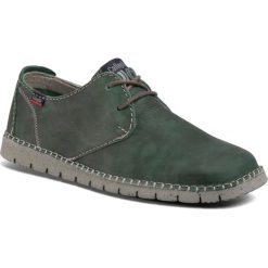 Półbuty CALLAGHAN - Bear 84702 Verde. Zielone półbuty męskie Callaghan, na co dzień, bez wzorów, ze skóry ekologicznej, eleganckie, bez zapięcia. Za 439,00 zł.