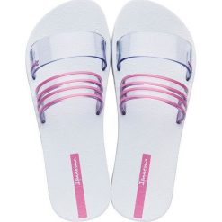 Klapki damskie Ipanema 26301-21784,Kolor biały. Białe klapki damskie Ipanema, bez wzorów, bez obcasa. Za 72,00 zł.