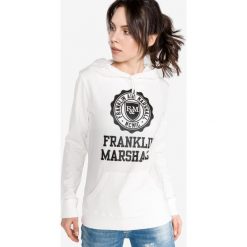Franklin & Marshall Bluza Biały. Białe bluzy damskie Franklin Marshall, m, bez wzorów, z bawełny, bez rękawów, bez kaptura. Za 335,95 zł.