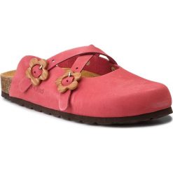 Chodaki damskie: Klapki GRÜNLAND - Sara CB463-40 Rosso/Legno