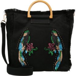 Shopper bag damskie: Topshop PARROT SHOPPER Torba na zakupy black
