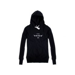 Bluza Hoodie Classic Unfvckinreal Black. Czarne bluzy damskie marki Harp Team, s, z nadrukiem, z bawełny, z długim rękawem, długie. Za 229,00 zł.