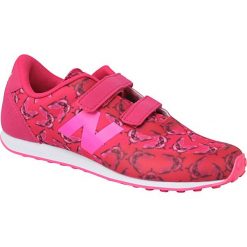 New Balance KA410BDY buty sneakers, buty sportowe uniseks różowe 37,5. Różowe buty dziewczęce sportowe New Balance, bez wzorów, z tkaniny, na rzepy. W wyprzedaży za 199,99 zł.
