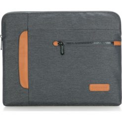 Pokrowiec na laptopa. Szare torby męskie skórzane Wittchen, bez wzorów, ze skóry ekologicznej, eleganckie, małe. W wyprzedaży za 89,90 zł.