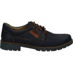 Półbuty męskie - 616706 NA BLU. Czarne półbuty skórzane męskie marki Venezia. Za 199,00 zł.