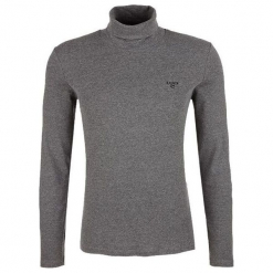 S.Oliver T-Shirt Męski Xxl Ciemnoszary. Szare koszulki męskie S.Oliver, s, bez wzorów, z golfem. W wyprzedaży za 93,00 zł.