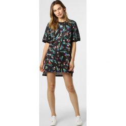 Adidas Originals - Sukienka damska, czarny. Czarne sukienki damskie adidas Originals, w paski, bez kołnierzyka, bez rękawów. Za 219,95 zł.
