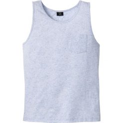 Koszulka melanżowa tank top bonprix jasnoniebieski melanż. Niebieskie koszulki męskie bonprix, s, bez wzorów, bez kołnierzyka. Za 37,99 zł.