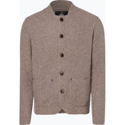 Nils Sundström - Kardigan męski – Oktoberfest, beżowy. Brązowe kardigany damskie marki Nils Sundström, m, z wełny, eleganckie. Za 299,95 zł.