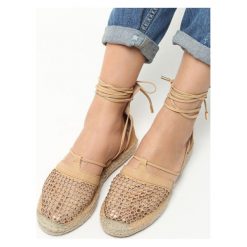 Espadryle damskie: Beżowe Espadryle Cornelia
