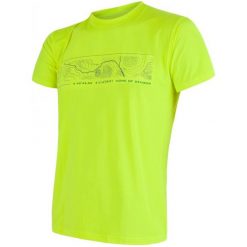 Sensor Koszulka Coolmax Fresh Pt Gps Yellow Xl. Żółte koszulki sportowe męskie marki Sensor, s, z nadrukiem, z krótkim rękawem, outdoorowe. W wyprzedaży za 120,00 zł.