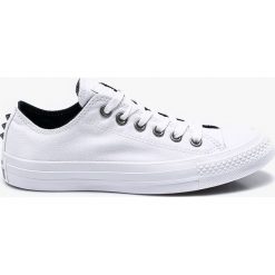 Converse - Tenisówki. Czarne trampki i tenisówki damskie marki Converse, z materiału, na sznurówki. W wyprzedaży za 299,90 zł.